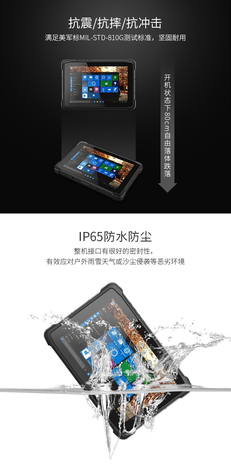 win10工业平板windows10三防平板电脑OEM-I11H